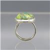 Image 3 : NATURAL 14.5 CT GREEN TURQUOISE COPPER RING