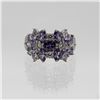 Image 1 : Beautiful 11.5 Ct. Diamond and Amethyst Ring