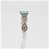 Image 3 : Dazzling 2.5 Ct Mint Green Diamond Ring
