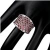 Image 3 : Natural Unheated Round Rhodolite Garnet Ring