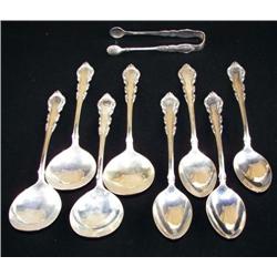 Reed and Barton Georgia Rose Spoons 