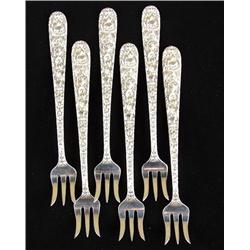Kirk-Stieff Repousse Cocktail Forks
