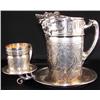 Image 1 : Ornate Antique Silverplate Water Set
