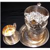 Image 2 : Ornate Antique Silverplate Water Set