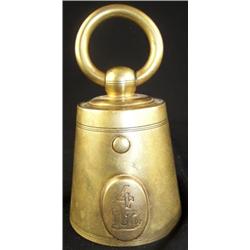 Antique Brass Inkwell