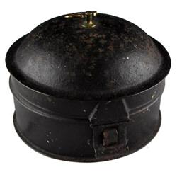 Vintage Tin Spice Box with Hinged Lid