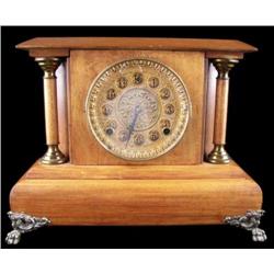 Fruitwood Mantle Clock