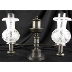 John B. Jones Double Student Lamp