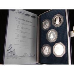 Indian Tribal Series Medal Set 1976