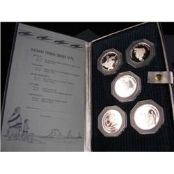 Indian Tribal Series Medal Set 1976