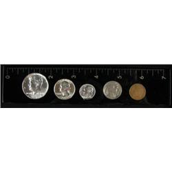 Coins set, 1964, 1936 and 1905 
