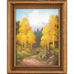 Willard Page, Oil on Board
