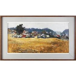 Ted Christensen, Acrylic on Board