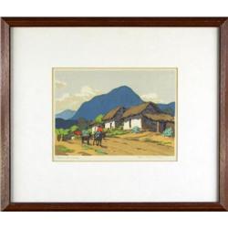 Norma Bassett Hall, Serigraph