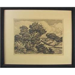 Birger Sandzen, Lithograph