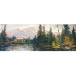 David Stirling, Large Oil on Board