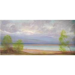David Stirling, Large Oil on Board