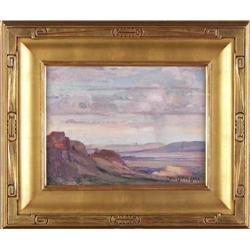 Carl Oscar Borg, Oil on Board