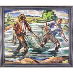 Alfred Wands, Oil on Canvas