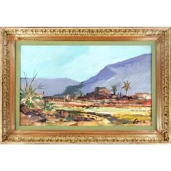 Antonio E. Garcia, Oil on Board