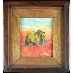 Douglas Allen, Oil on Board