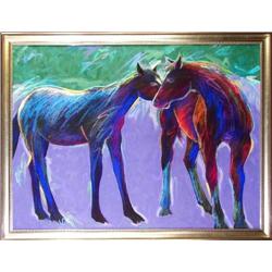 Lynn Newman, Oil Pastel on Canvas