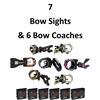 Image 1 : 7 x Sights & 6 x Bow Coachs