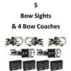 Image 1 : 5 x Sights & 4 x Bow Coachs