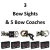 Image 1 : 3 x Sights & 5 Bow Coachs