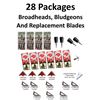 Image 1 : 28 x Broadheads & Repl. Blades