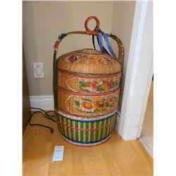 Basket with Home Decor A