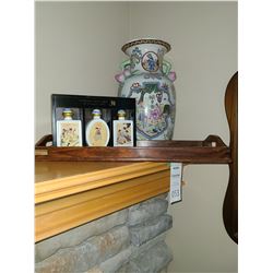 Vase, Tray and Korean Bottles B