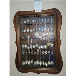 Souvenir Spoons in Case