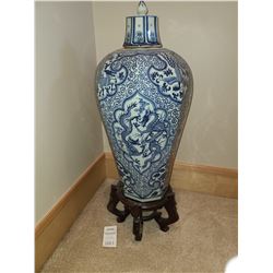 Chinese Jar on Stand A