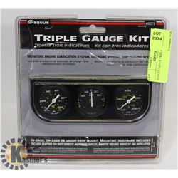 SEALED EQUUS TRIPLE GAUGE KIT