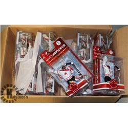 CASE LOT OF 9 MARTIN BRODEUR NHL MCFARLANE FIGURES