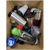 Image 1 : LARGE BOX OF NEW COFFEE & WATER BOTTLES
