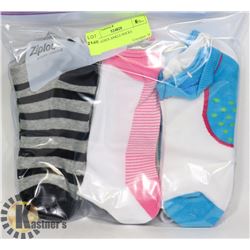 3PK LADIES ANKLE SOCKS