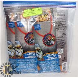 9PK STAR WARS "GLOW" NECKLACE/LIGHT STICK