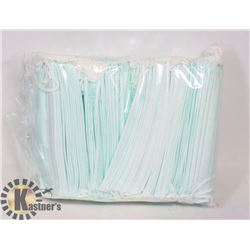 LOT OF 100 NEW FACE MASKS