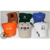 Image 1 : LOT OF 6 NEW BASEBALL CAPS WITH TAGS