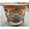 Image 1 : ASIAN THEMED CERAMIC/STONEWARE PLANTER