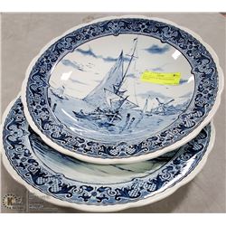 DELFT BOCH OF BELGIUM WALL PLATES