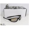 Image 1 : BOX OF METALLIC BLACK OAKLEY STYLE SUNGLASSES