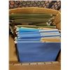 Image 1 : BOX WITH OVER 70 LETTER SIZE HANGING FOLDERS
