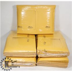 LOT OF 100 NEW SIZE 000 KRAFT BUBBLE ENVELOPES