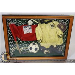 SOCCER WINDOW PANE CURIO COLLECTION