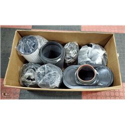 BOX OF K&N, AEM AIR FILTERS