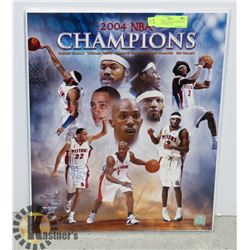 NBA DETROIT PISTONS TAYSHAUN PRINCE SIGNED 16X20