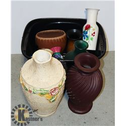 LOT OF VINTAGE VASES